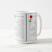 THE LORD'S PRAYER MUG KOFFIEMOK (Voorkant rechts)