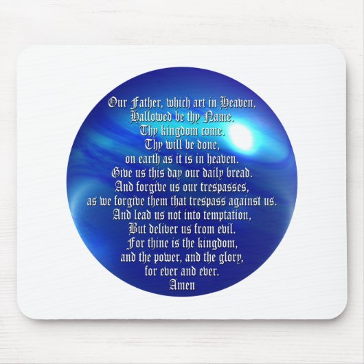 The Lord's Prayer Muismat (Voorkant)