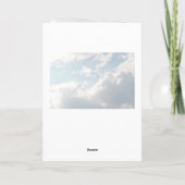 The Lord's Prayer, Onze vader die in de hemel kuns Kaart (Achterkant)