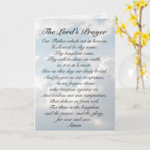 The Lord's Prayer, Onze vader die in de hemel kuns Kaart (Gele Bloem)