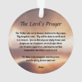 The Lord's Prayer Ornament (achterkant)