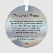 The Lord's Prayer Ornament (achterkant)