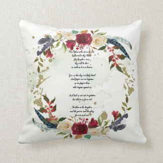 The Lord's Prayer Pillow, bijbelversie Kussen