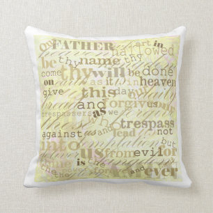 The Lord's Prayer Pillow Kussen