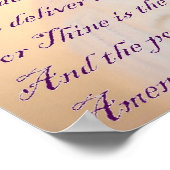 The Lords Prayer Poster (Hoek)