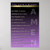 The Lord's Prayer Poster (Voorkant)