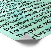 The Lord's Prayer Poster (Hoek)