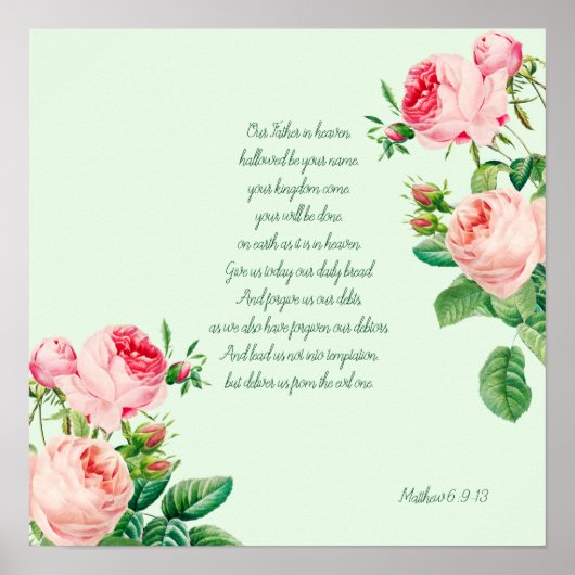 The Lords Prayer Poster (Voorkant)