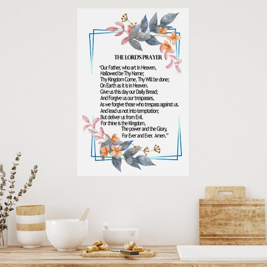 The Lord's Prayer Poster (Keuken)