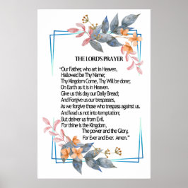 The Lord's Prayer Poster