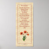 The Lord's Prayer Poster (Voorkant)