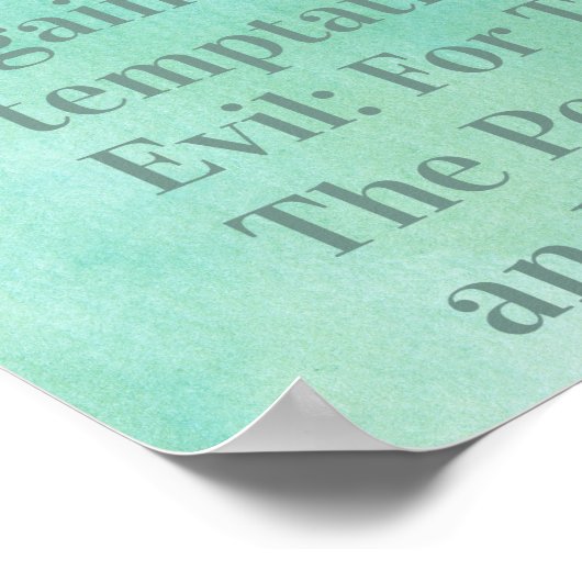 The Lord's Prayer Poster (Hoek)