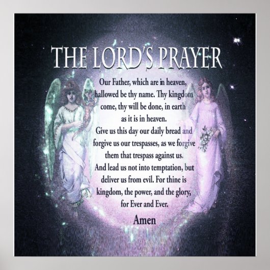 The Lord's Prayer Poster (Voorkant)