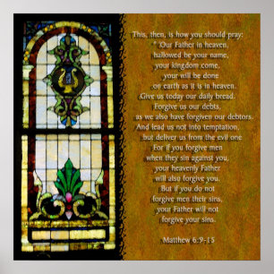 The Lord's Prayer Poster
