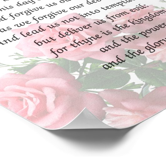 The Lord's Prayer Poster (Hoek)