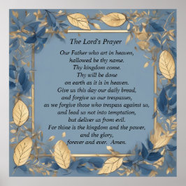 The Lord's Prayer Poster