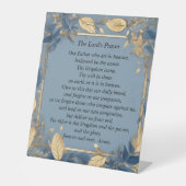 The Lord's Prayer Reclamebord Met Voetstuk (Voorkant)