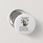 The Lord's Prayer Ronde Button 3,2 Cm (Voorkant /achterkant)