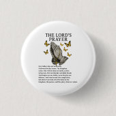 The Lord's Prayer Ronde Button 3,2 Cm (Voorkant)