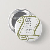 The Lords Prayer Ronde Button 5,7 Cm (Voorkant /achterkant)
