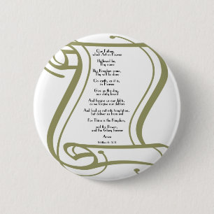 The Lords Prayer Ronde Button 5,7 Cm