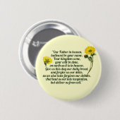 The Lords Prayer Ronde Button 5,7 Cm (Voorkant /achterkant)