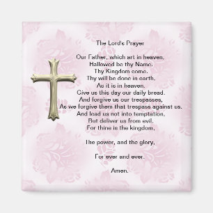 The Lord's Prayer (roze) Magneet