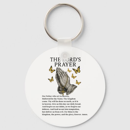 The Lord's Prayer Sleutelhanger (Achterkant)