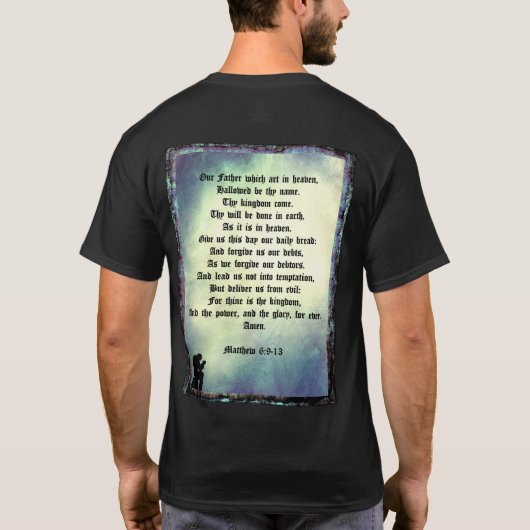 The Lord's Prayer T-shirt (Achterkant)