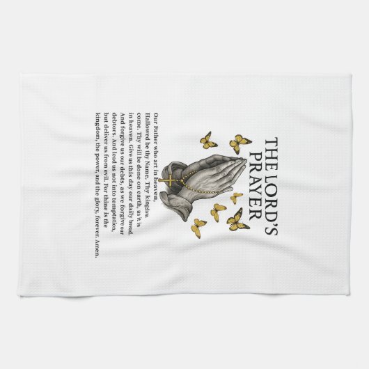 The Lord's Prayer Theedoek (Horizontaal)