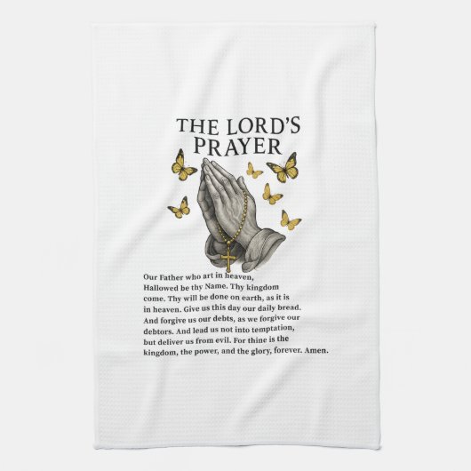 The Lord's Prayer Theedoek (Verticaal)