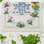 The Lord's Prayer Theedoek (Gevouwen)