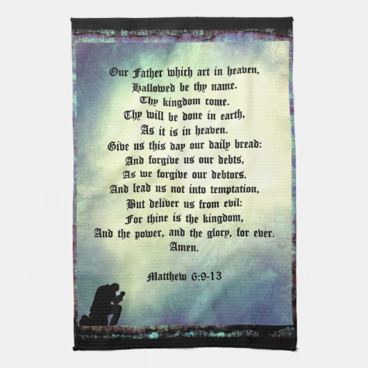 The Lord's Prayer Theedoek (Verticaal)