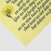 The Lords Prayer Tissuepapier (Detail)