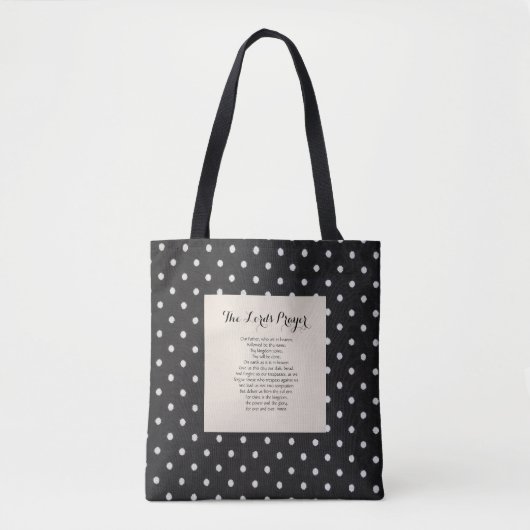 The Lord's Prayer Tote Bag (Voorkant)
