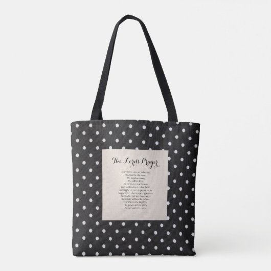 The Lord's Prayer Tote Bag (Achterkant)