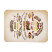 The Lord's Prayer  Typografie Magneet (Horizontaal)