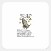 The Lord's Prayer Vierkante Sticker (Voorkant)