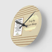 The Lord's Prayer Wall Clock Ronde Klok (Hoek)