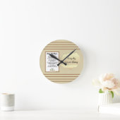 The Lord's Prayer Wall Clock Ronde Klok (Huis)
