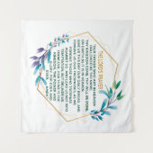 The Lord's Prayer Wandkleed (Voorkant (horizontaal))