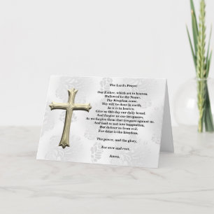 The Lord's Prayer (wit) Kaart