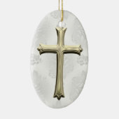 The Lord's Prayer (wit) Keramisch Ornament (Rechts)