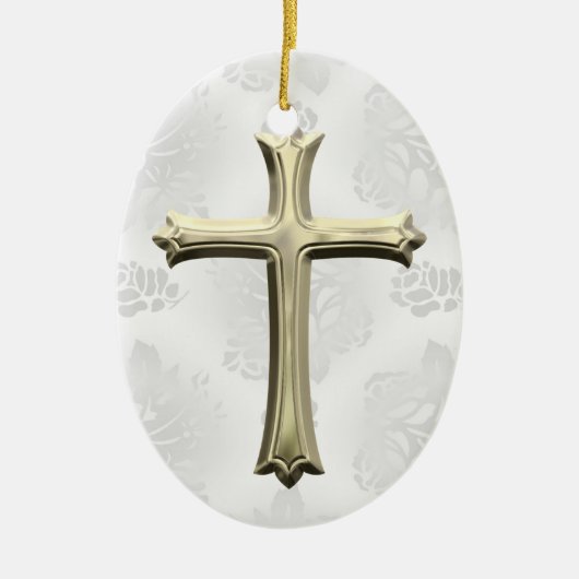 The Lord's Prayer (wit) Keramisch Ornament (Voorkant)