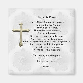 The Lord's Prayer (wit) Magneet (Voorkant)
