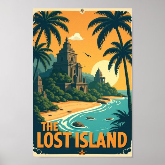 The Lost Island - ontdekkingsreiziger Poster (Voorkant)