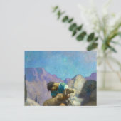 The Lost Sheep, 1926, door Newell Convers Wyeth Briefkaart (Staand voorkant)