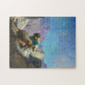 The Lost Sheep, 1926, door Newell Convers Wyeth Legpuzzel (Horizontaal)