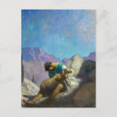 The Lost Sheep van Newell Convers Wyeth Briefkaart (Voorkant)