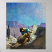 The Lost Sheep van Newell Convers Wyeth Poster (Voorkant)